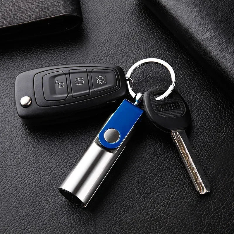 New 10000 Match Lighter Kerosene Lighters Cigarette Torch Lighter Metal Matches Keychain Portable Smoking Accessories Men's Gift