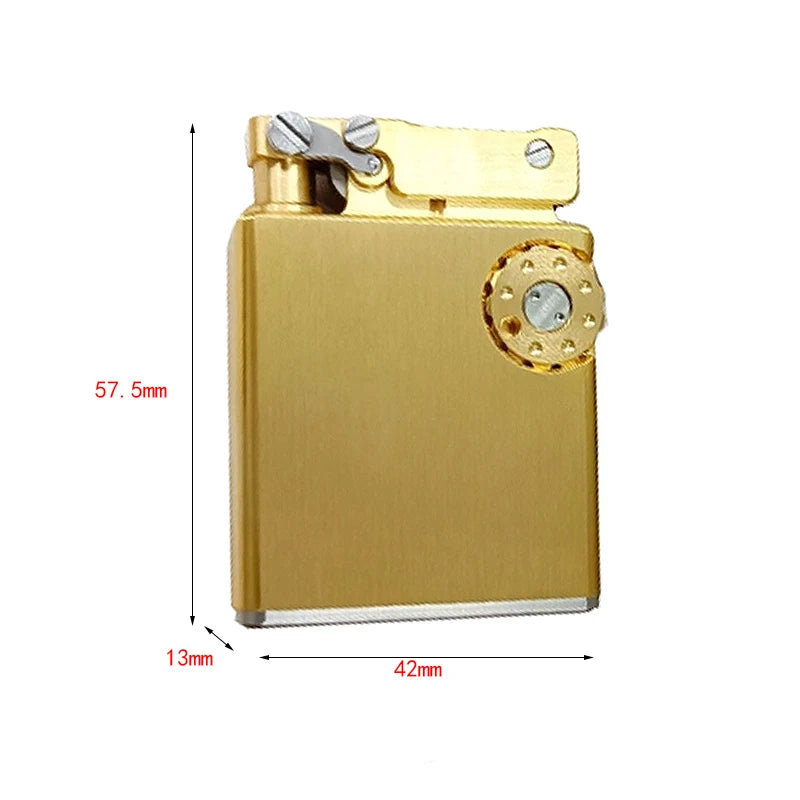 Precision Luxury Special Oil Lighter Unique Brass/stainles Automatic Machinery Petrol Multifunctional Kerosene Smoking Vintage