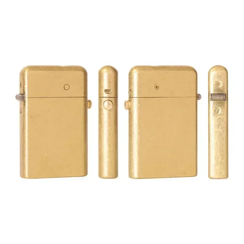 ZORRO Retro Innovative Automatic Ejection Grinding Wheel Kerosene Lighter Metal Windproof Gasoline Lighter Men's Gift