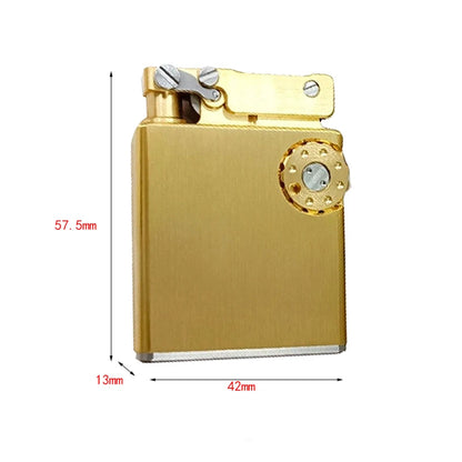 Precision Luxury Special Oil Lighter Unique Brass/stainles Automatic Machinery Petrol Multifunctional Kerosene Smoking Vintage